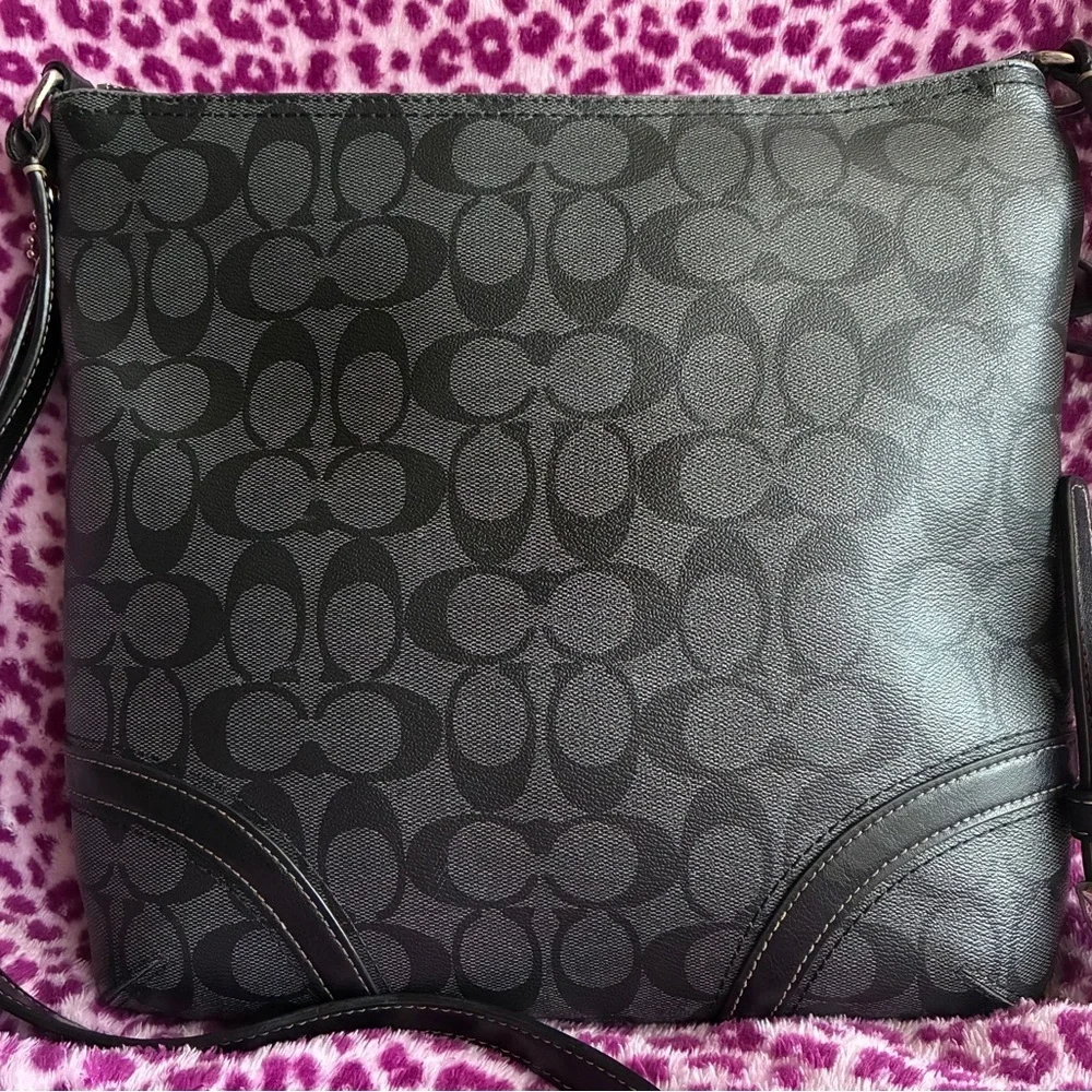 Coach Black Signature Crossbody Bag